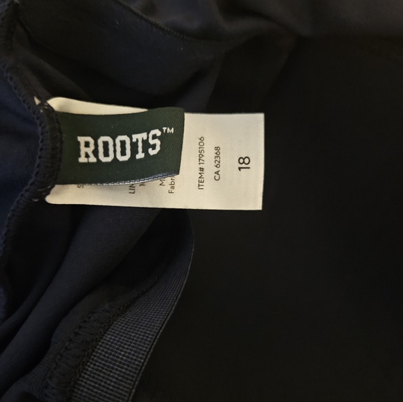 New With Tags Roots One Piece Blue Swimsuit Plus Size 18 - Picture 6 of 7